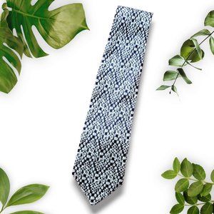 Missoni Black and White Silk Tie